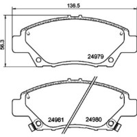 Set placute frână HI-Q SP1463A imaginea #2 — magazin online Desire.md