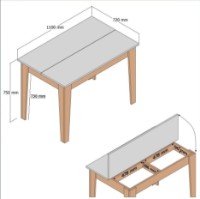 Обеденный стол Hanah Home Kiev 507 фото №6 — интернет-магазин Desire.md