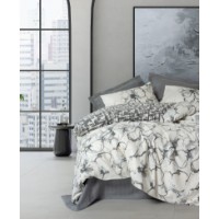 Lenjerie de pat Cotton Box Hilaris Anthracite