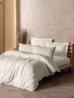 Lenjerie de pat Cotton Box Plaid Cream