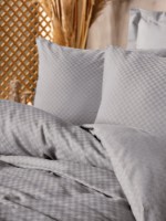 Lenjerie de pat Cotton Box Plaid Grey imaginea #2 — magazin online Desire.md