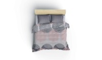 Lenjerie de pat Cotton Box Leron Grey imaginea #2 — magazin online Desire.md