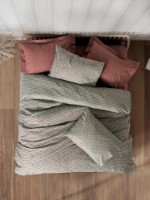 Lenjerie de pat Cotton Box Mote Tile Red