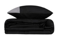 Lenjerie de pat Cotton Box Plain Black Grey imaginea #3 — magazin online Desire.md