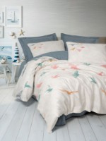 Lenjerie de pat Cotton Box Kaija Blue