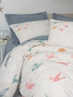 Lenjerie de pat Cotton Box Kaija Blue imaginea #2 — magazin online Desire.md