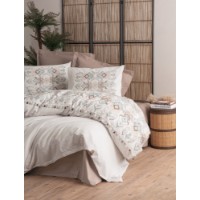 Lenjerie de pat Cotton Box Asilo Brown