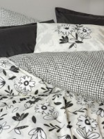 Lenjerie de pat Cotton Box Meresa Black imaginea #2 — magazin online Desire.md