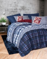 Lenjerie de pat Cotton Box Roger Dark Blue