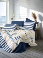 Lenjerie de pat Cotton Box Lunox Dark Blue