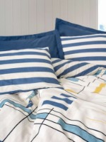 Lenjerie de pat Cotton Box Lunox Dark Blue imaginea #2 — magazin online Desire.md