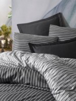 Lenjerie de pat Cotton Box Bamboo Anthracite imaginea #2 — magazin online Desire.md