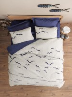 Lenjerie de pat Cotton Box Larum Dark Blue