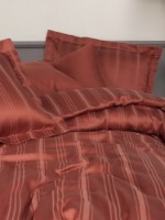 Lenjerie de pat Cotton Box Bamboo Stripe Tile Red imaginea #2 — magazin online Desire.md