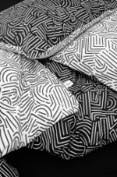 Lenjerie de pat L'Essentiel Maze Black imaginea #5 — magazin online Desire.md