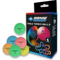 Minge pentru tenis de masă Donic Colour Popps Poly 40+ 6pcs imaginea #2 — magazin online Desire.md