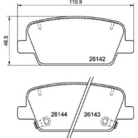 Set placute frână HI-Q SP1915 imaginea #2 — magazin online Desire.md