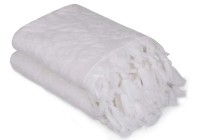 Set prosoape Trendy Baglamali Kilim 2pcs White (GTR008656)