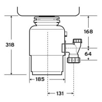 Tocătoare resturi alimentare InSinkErator Model E75 imaginea #2 — magazin online Desire.md