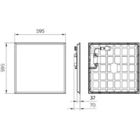 Lampă încorporabilă Philips Coreline 28 5W 4000K 3600Lm (8719514953673)  imaginea #4 — magazin online Desire.md