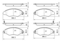 Set placute frână HI-Q SP4042 imaginea #5 — magazin online Desire.md