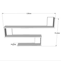 Настенная полка Hanah Home Wl10-A фото №5 — интернет-магазин Desire.md