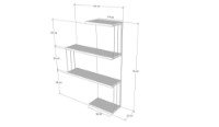 Raft de perete Hanah Home Cambel Pine imaginea #3 — magazin online Desire.md