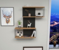 Настенная полка Hanah Home Destan Anthracite Pine фото №3 — интернет-магазин Desire.md