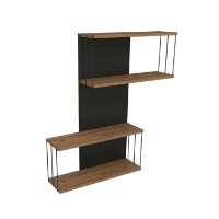 Настенная полка Hanah Home Destan Anthracite Pine фото №4 — интернет-магазин Desire.md