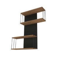 Настенная полка Hanah Home Destan Anthracite Pine фото №5 — интернет-магазин Desire.md