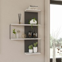 Настенная полка Hanah Home Cambel Anthracite