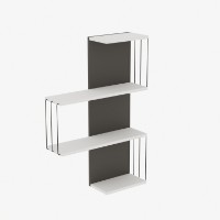 Настенная полка Hanah Home Cambel Anthracite фото №2 — интернет-магазин Desire.md