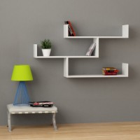 Raft de perete Hanah Home Tibet White imaginea #1 — magazin online Desire.md