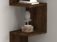 Raft de perete Hanah Home Zikzak Walnut imaginea #3 — magazin online Desire.md