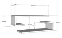Set rafturi de perete Hanah Home Eldo White imaginea #5 — magazin online Desire.md