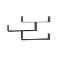 Raft de perete Hanah Home Tibet Anthracite imaginea #3 — magazin online Desire.md