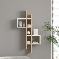 Настенная полка Hanah Home Emse Sapphire Oak White фото №2 — интернет-магазин Desire.md