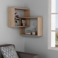 Raft de perete Hanah Home Ring Sonoma Oak