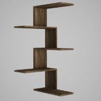 Raft de perete Hanah Home Caniko Walnut imaginea #3 — magazin online Desire.md