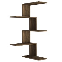 Raft de perete Hanah Home Caniko Walnut imaginea #4 — magazin online Desire.md
