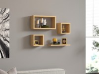 Set rafturi de perete Hanah Home Babi Sapphire Oak