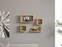 Set rafturi de perete Hanah Home Babi Sapphire Oak imaginea #2 — magazin online Desire.md