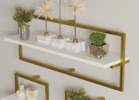Set rafturi de perete Hanah Home Yeso White Gold imaginea #4 — magazin online Desire.md