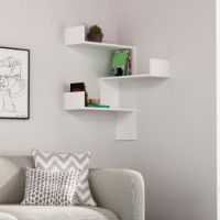 Raft de perete Hanah Home Luksa White