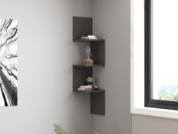 Raft de perete Hanah Home Zikzak Anthracite