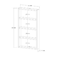 Raft de perete Hanah Home Quatro White imaginea #5 — magazin online Desire.md