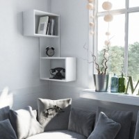 Настенная полка Hanah Home Part White