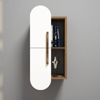 Raft de perete Hanah Home Rose Walnut White imaginea #3 — magazin online Desire.md