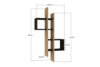 Настенная полка Hanah Home Emse Sapphire Oak Anthracite фото №8 — интернет-магазин Desire.md