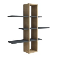 Raft de perete Hanah Home Ardo Sapphire Anthracite imaginea #4 — magazin online Desire.md